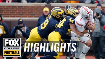 Justin Fields returns from injury, throws 30-yd strike to Garrett Wilson | HIGHLIGHTS | CFB ON FOX