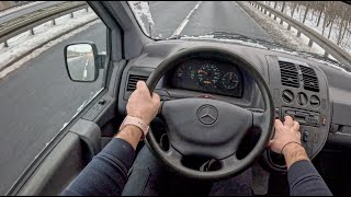1998 Mercedes Vito W638 [2.3 D 79Hp] |0-100| Pov Test Drive #1997 Joe Black