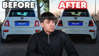 How I Upgraded This Fiat 500 Abarth With INSANE LED Taillights! 🤯