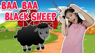 Baa Baa Black Sheep with Actions and Lyrics | ACTION SONG FOR KIDS | NURSERY RHYMES
