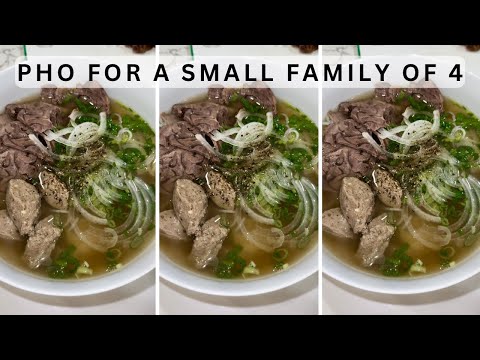 VIETNAMESE PHO FOR A SMALL FAMILY OF 4 or 5