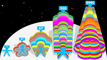 The Ultimate Layer-Chasing Run! - LAYER RUNNER (Colorful ASMR Gameplay)