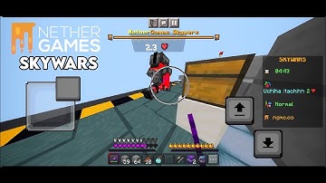 playing skywars 1v1 in nethergames🔥|Minecraft|#nethergames|