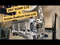 Inside a Radium FUEL CELL/  DRY SUMP Oil Pan install on 2JZ.....