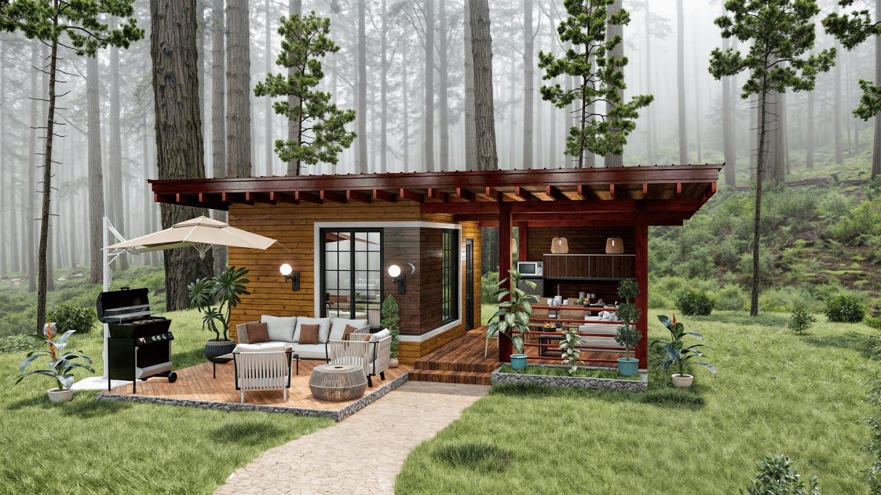 🏡 Tiny & Timeless: 16'x13' Small Home with a Smart Floor Plan 🏡