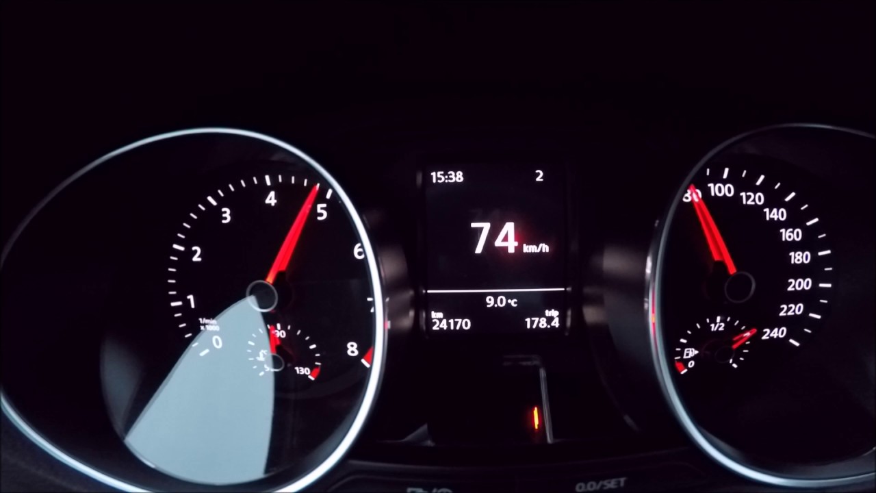 Polo Blue GT acceleration 0-100 7,3 sec
