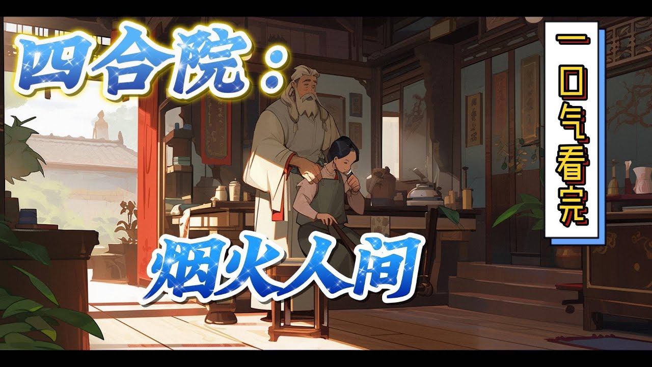 🔥完结！💥独家！《四合院：烟火人间》锣鼓巷 95 号院，何雨柱坐在椅子上，何大清在屋子里这里摸摸，那里动动。没什么事的小雨水，看看何雨柱，又看看何大清，#穿越#有声漫画#无敌#爽文#四合院 #电视剧