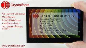 4.3" Touchscreen Displays with IPS - Perfect for Handheld Devices