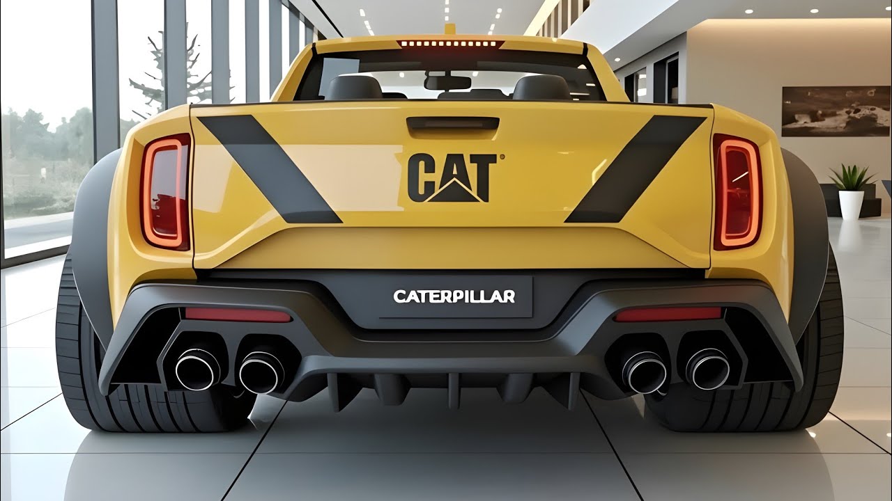 Наконец-то представлен: пикап Caterpillar 2026 года — промышленный монстр, который потрясёт Америку!