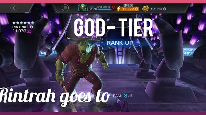 Rintrah Goes to Rank 3 For Battleground|Rintrah Gameplay Soon