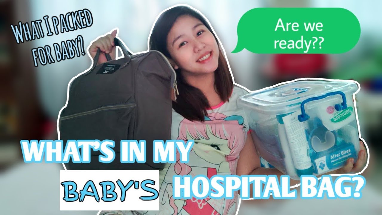 WHAT'S IN MY BABY'S HOSPITAL BAG? || FirstTime Mom | Team Adriano