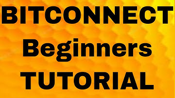 Bitconnect for beginners