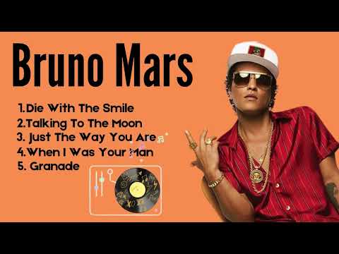 BRUNO MARS TOP 5 HITS BRUNO MARS PLAYLIST 2025 #musiccoollyrics #brunomars
