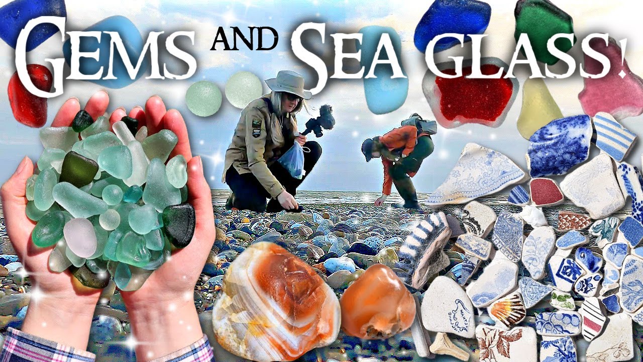 Wow! Handfuls of Sea Glass & Pottery! Our Best Haul of the Year!