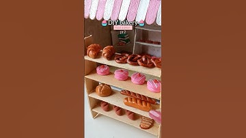 mini bakery food? 😳 #shorts #viralvideo #bakery #minifood #ytshorts #aesthetic #clay #diy #cute