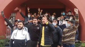 Jammu: Cluster Univ Students Protest Against Delayed Results