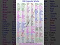 100 Opposite Words// Opposite Words in English Grammar//Opposite Words // Antonyms word #antonyms