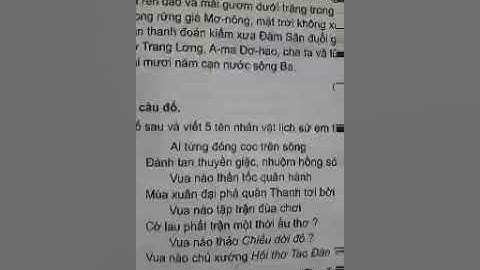 (Video) - Môn: Tập đọc - Tuần 24 - Bài 24 A: Luật tục xưa của người Ê - đê