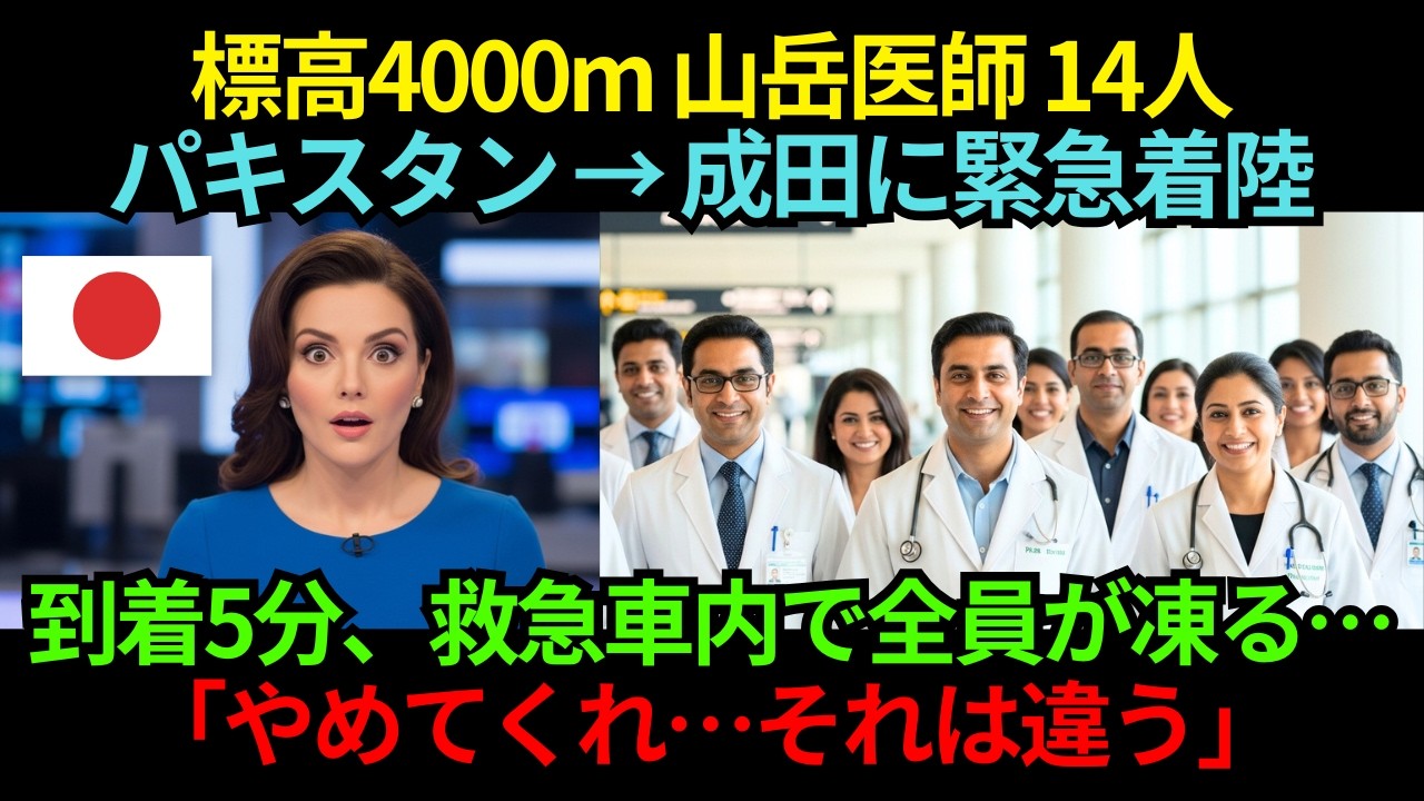 標高4000m、最寄り病院まで8時間…山岳医師14人が成田に緊急着陸。