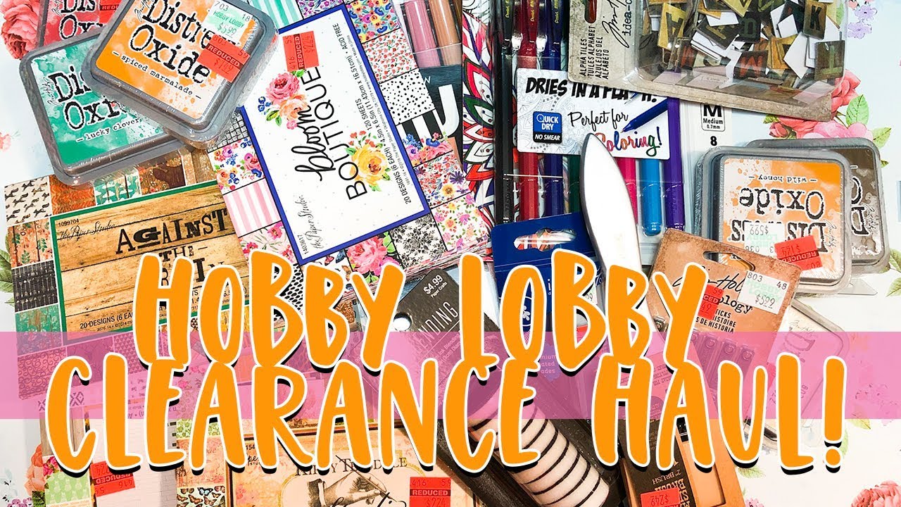 Hobby Lobby Clearance Haul! YouTube