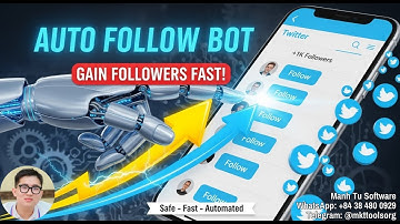 Twitter Auto Follow Bot: How To Gain Followers Fast