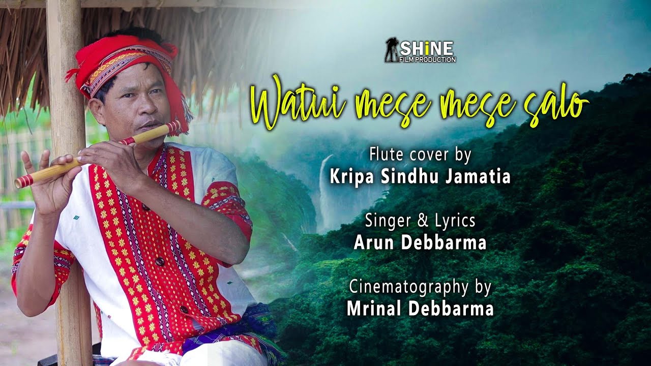 Watui Mese mese salo  Flute cover by Kripa Sindhu Jamatia  Shine Film Production