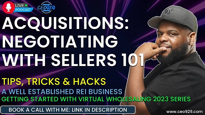 How To Negotiate with Sellers 101 #realestatewhole...