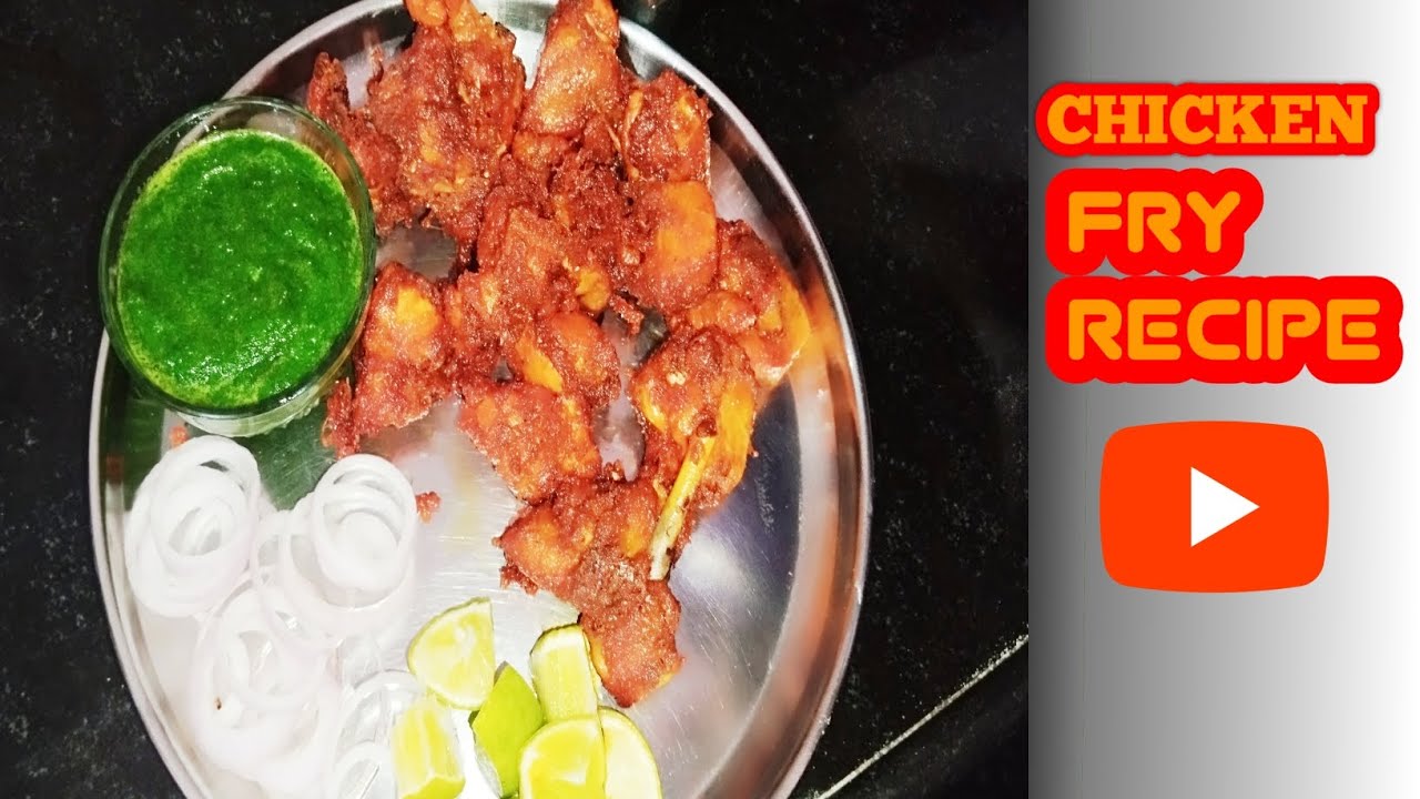 Chicken fry recipe |with Hari chatni 