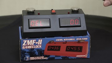 How to Set and Use a ZMF-II Game Clock