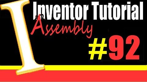 92 AutoDesk Inventor Assembly Tutorial: Insert Constraint