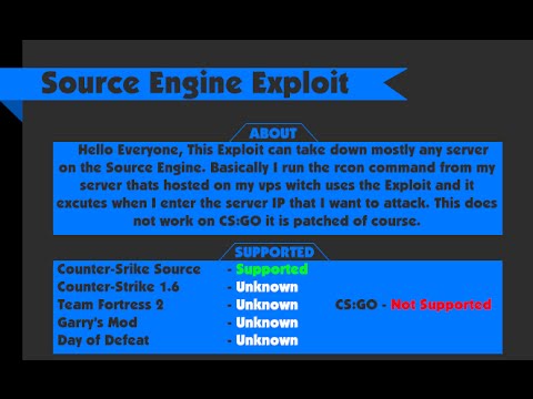 Server TakeDown Exploit *Works on any source engine server*