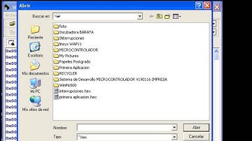 como grabar un programa en el microcontrolador