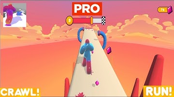 Blob Runner 3D ! Level 1-5 Gameplay android, ios