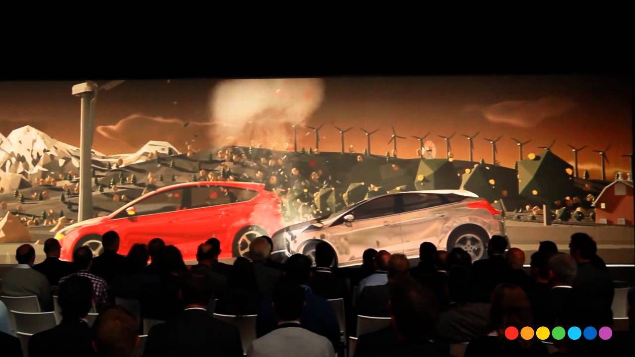 Euro NCAP / Video mapping installation by Radugadesign - YouTube