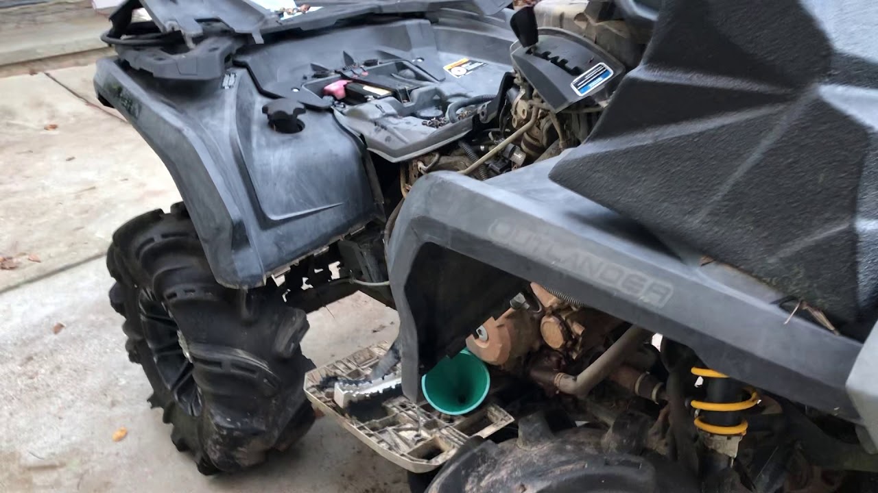 CanAm Outlander 650 XMR engine knock warm YouTube