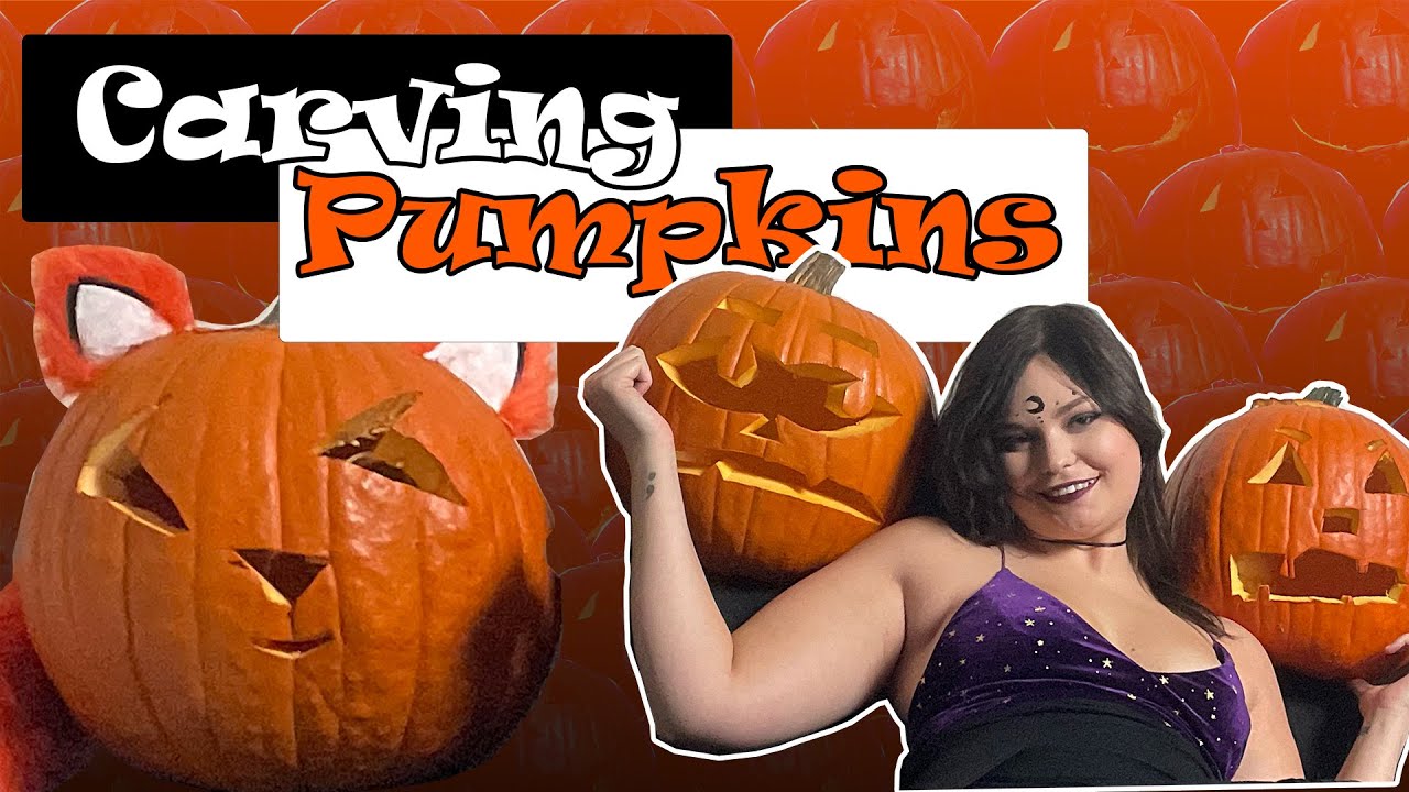 Sydni Dupre Carving Pumpkins for Halloween! - YouTube