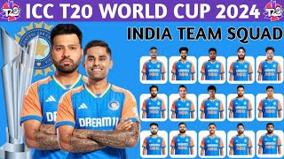 World Cup india final Squad| T20 World Cup 2024 India Final Squad