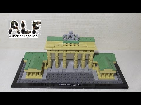 Lego Architecture 21011 Brandenburg Gate / Brandenburger Tor - Lego Speed Review - YouTube