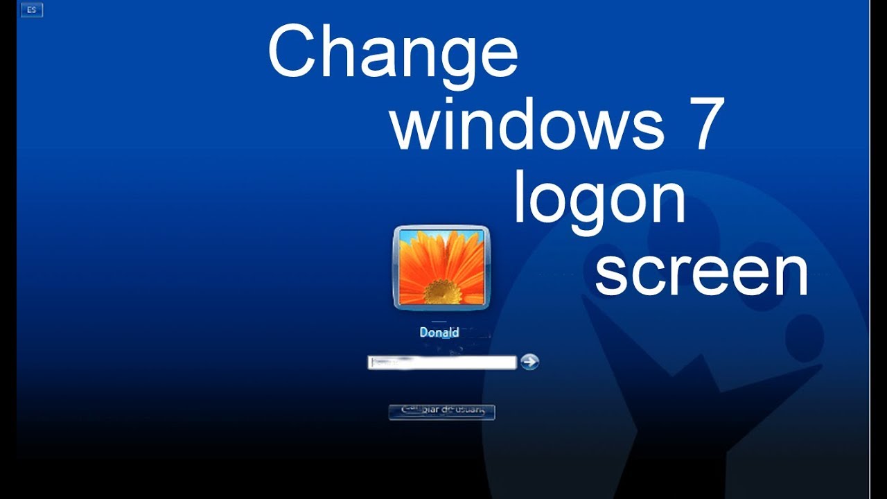 change login screen windows 7 wallpaper