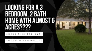 Home for Sale in Columbia- 5057 Hwy 35 N, Columbia, MS 39429