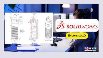 Shock Absorber Project (1/5) | Cylinder Design | Solidworks | BK Engineering | Cadd Centre