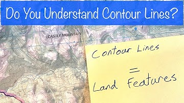Basic Terrain Association Reading CONTOUR LINES - Navigation (3 of 11)