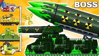 : Why TANKS Are Failing Against The NEW DESTROYER RATTE ROCKET  - Cartoons about tank