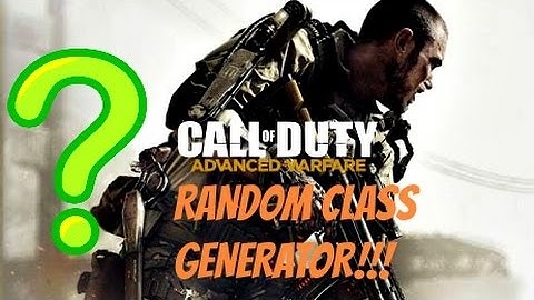 RANDOM CLASS GENERATOR??? (AW Live)