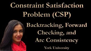 Constraint Satisfaction Problem (CSP), Part3: Backtracking, Forward Checking, Arc Consistency