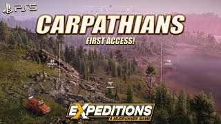 EXPEDITIONS: A MUDRUNNER GAME | CARPATHIANS FIRST LOOK!! EARLY ACCESS | INFO SHARING | PS5.
