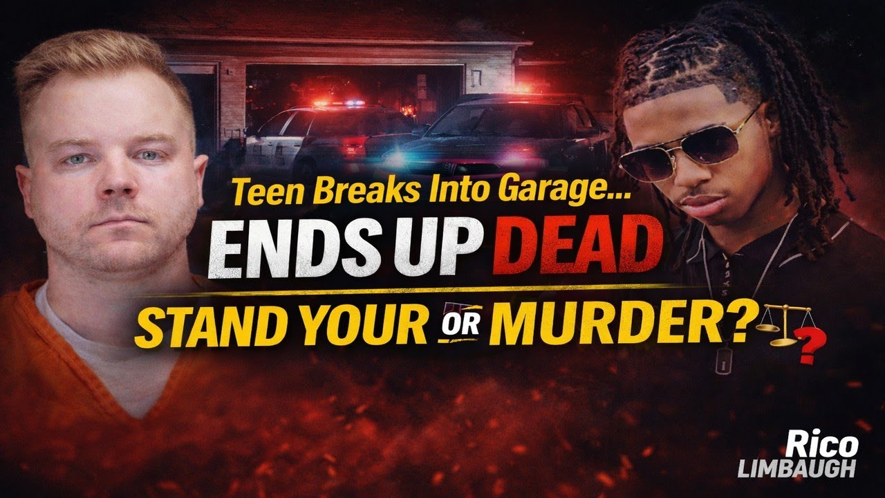Black Teen Killed During Garage Break-In 💥 White Homeowner Charged — Self-Defense or Murder ❓🚨