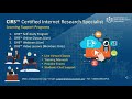 Internet research specialist training certification  introduction