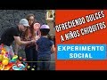 Experimento social// Ofreciendo dulces y juguetes a niños para llevarnoslos //  Mensajeros urbanos