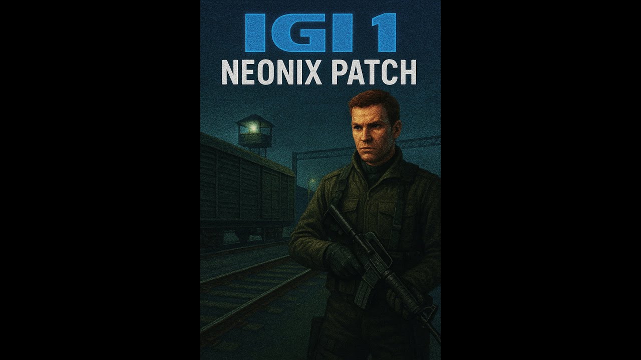 IGI 1 Trainyard Mission | Neonix Patch Gameplay | Completed in 5 Mins | Retro Reboot
